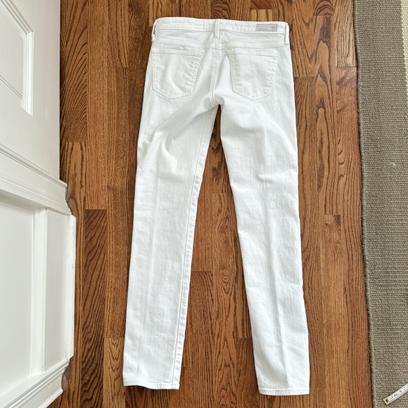AG Adriano Goldschmied The Stevie Slim Straight White Size 27 - Picture 9 of 12